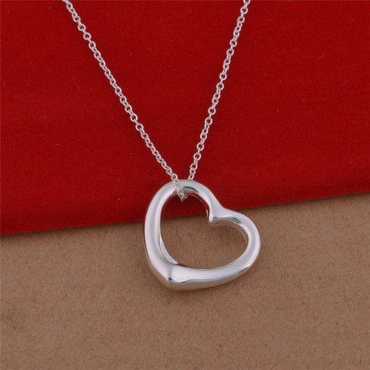 Silver Link Heart Necklace, Bracelet or Earrings