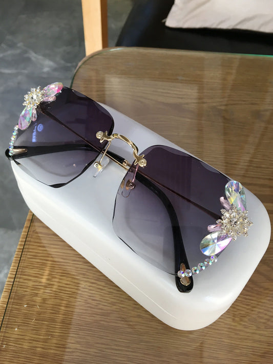 Sparkling Crystal Elegance Sunglasses